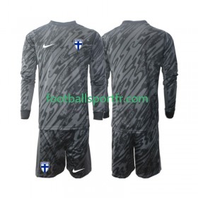 Tenue Finlande Gardien Enfant Domicile 2024 Maillot de Foot ML